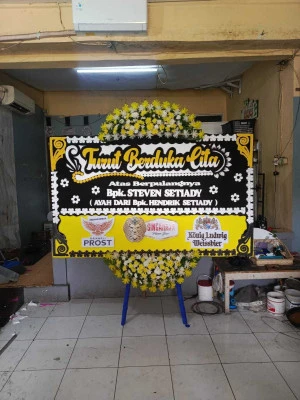 Papan Bunga di Pengasinan Sawangan